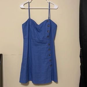 Midi Dress, color: Blue, size: XL